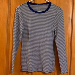 Old Navy 3/4 Length Striped Shirt